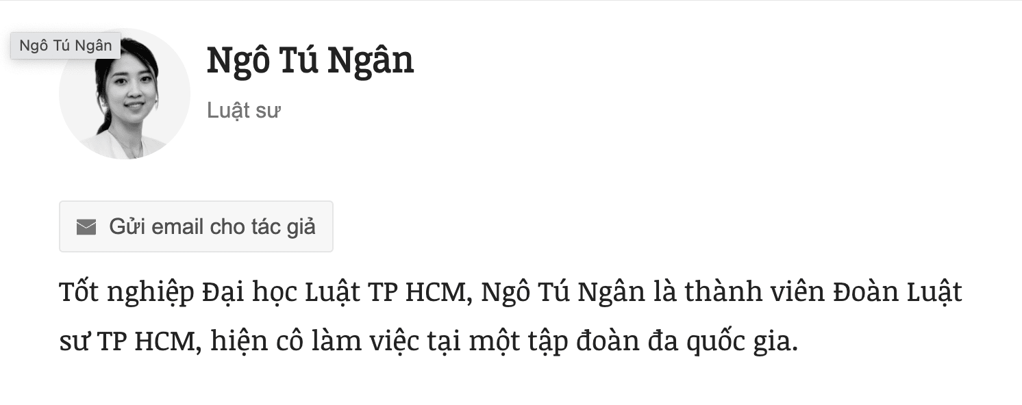 Học vấn bà Ngô Tú Ngân